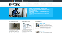 Desktop Screenshot of eletex.cz